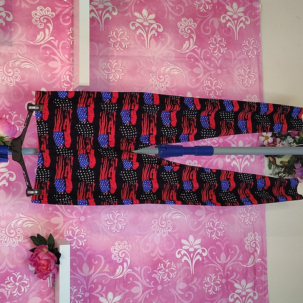 Women's Patriotic Flag Leggings